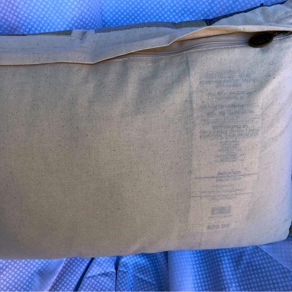 Lumbar Pillow Gold, Copper & Silver Metallic Accent - Picture 3 of 7